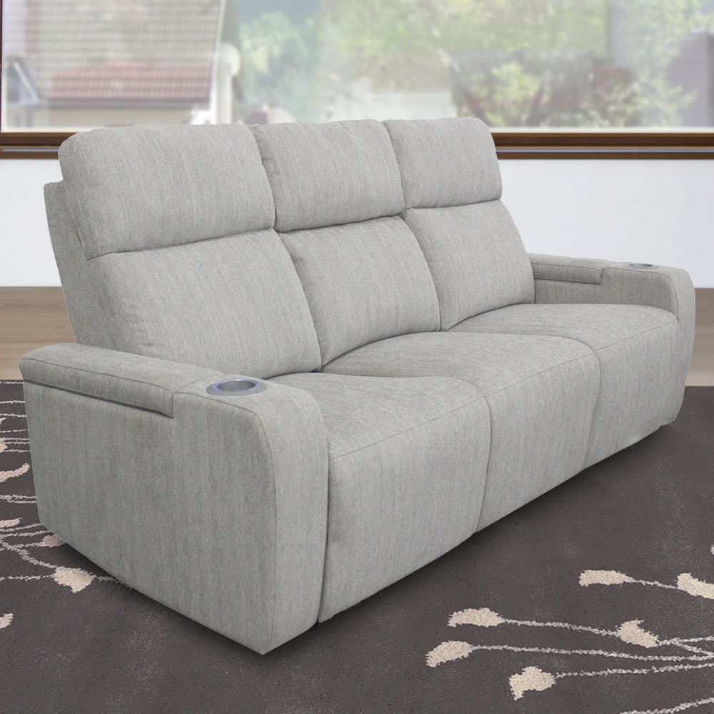 Orpheus - Power Drop Down Console Sofa - Bisque - Premium Reclining Sofas from Parker Living - Just $1922.50! Shop now at brett interiors