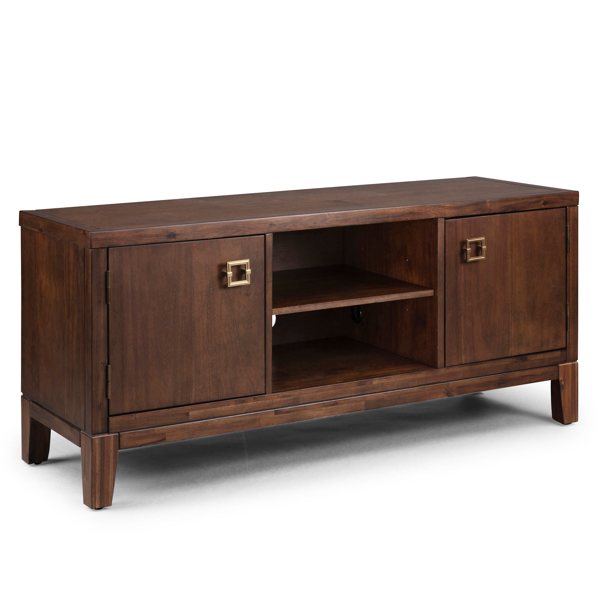 Bungalow - Entertainment Center - Brown, Dark - 24" - Premium TV Stands from Homestyles - Just $1274.98! Shop now at brett interiors