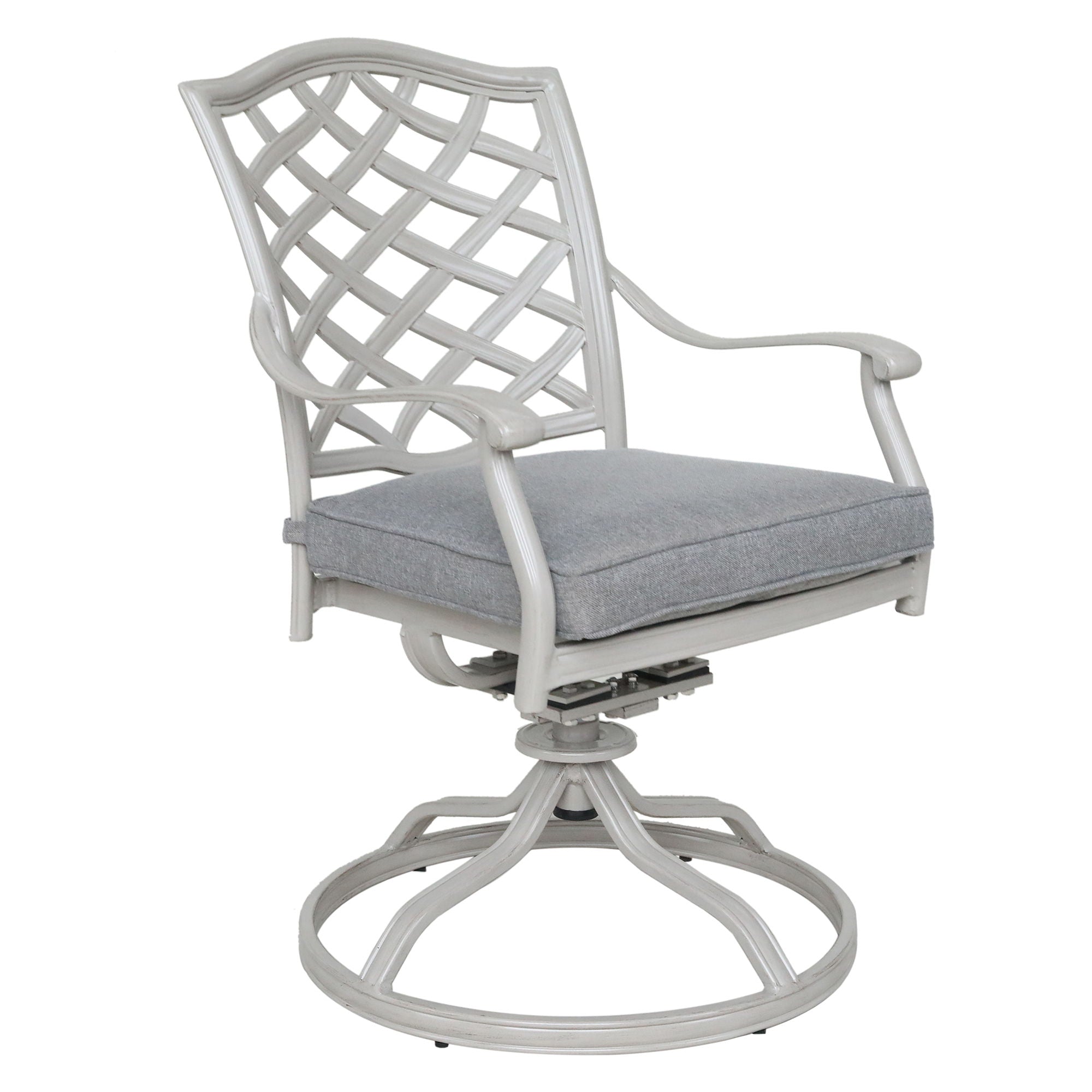 Modern Outdoor Dining Chairs, Swivel And Rocking Motion (Set of 2) - Basalt - Premium Chair Sets from Gather Craft - Just $725! Shop now at brett interiors