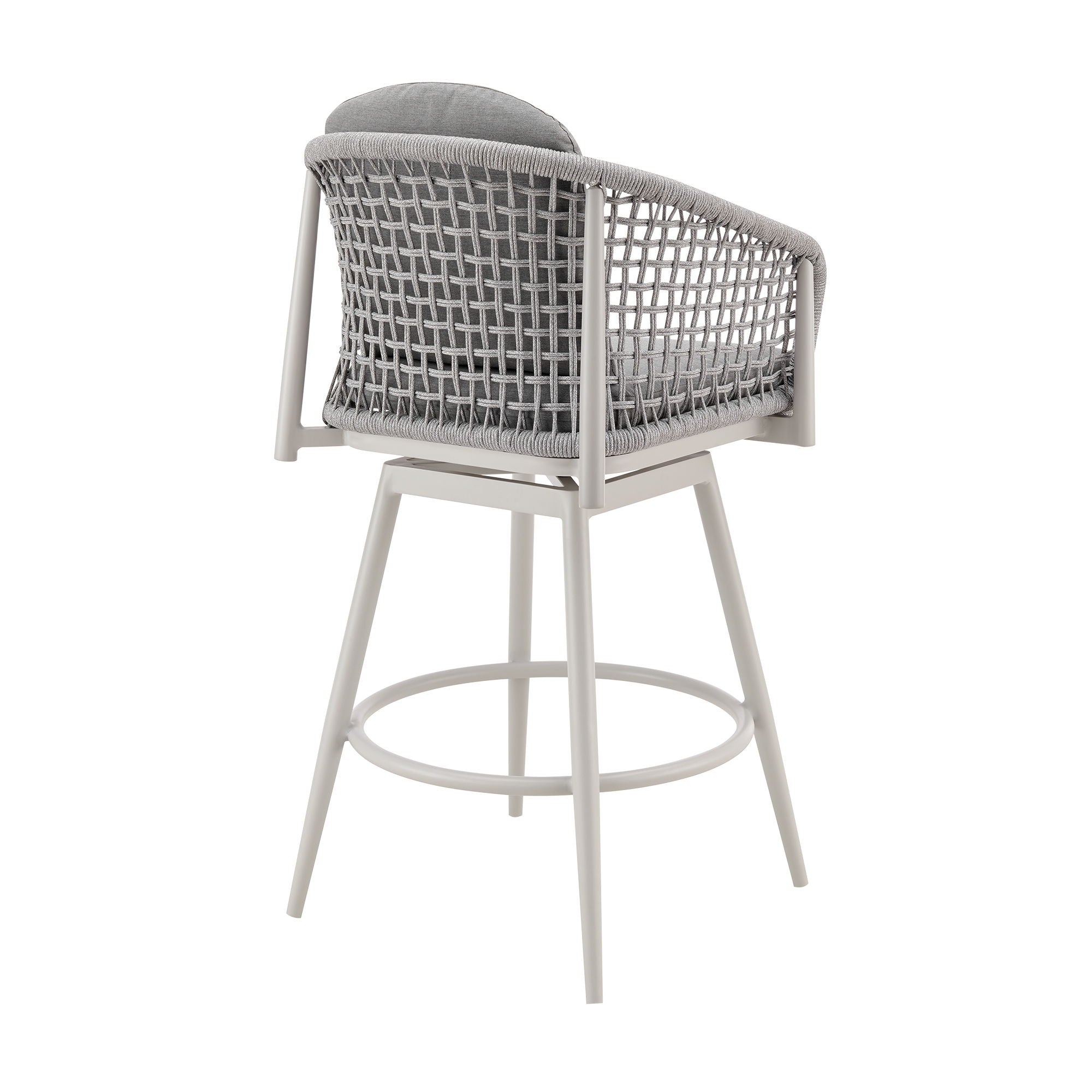 Rhodes - Outdoor Patio Swivel Bar Stool - Premium Counter Height (24"-27") from Armen Living - Just $875! Shop now at brett interiors