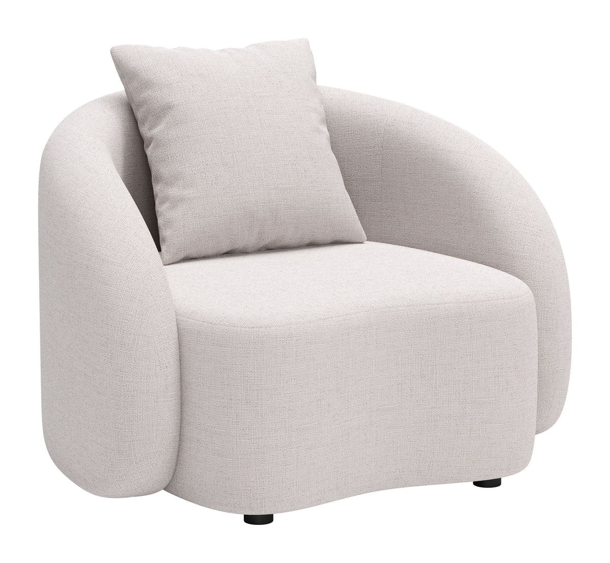 Sunny Isles - Accent Chair - Beige - Premium Accent Chairs from Zuo Modern - Just $4000! Shop now at brett interiors