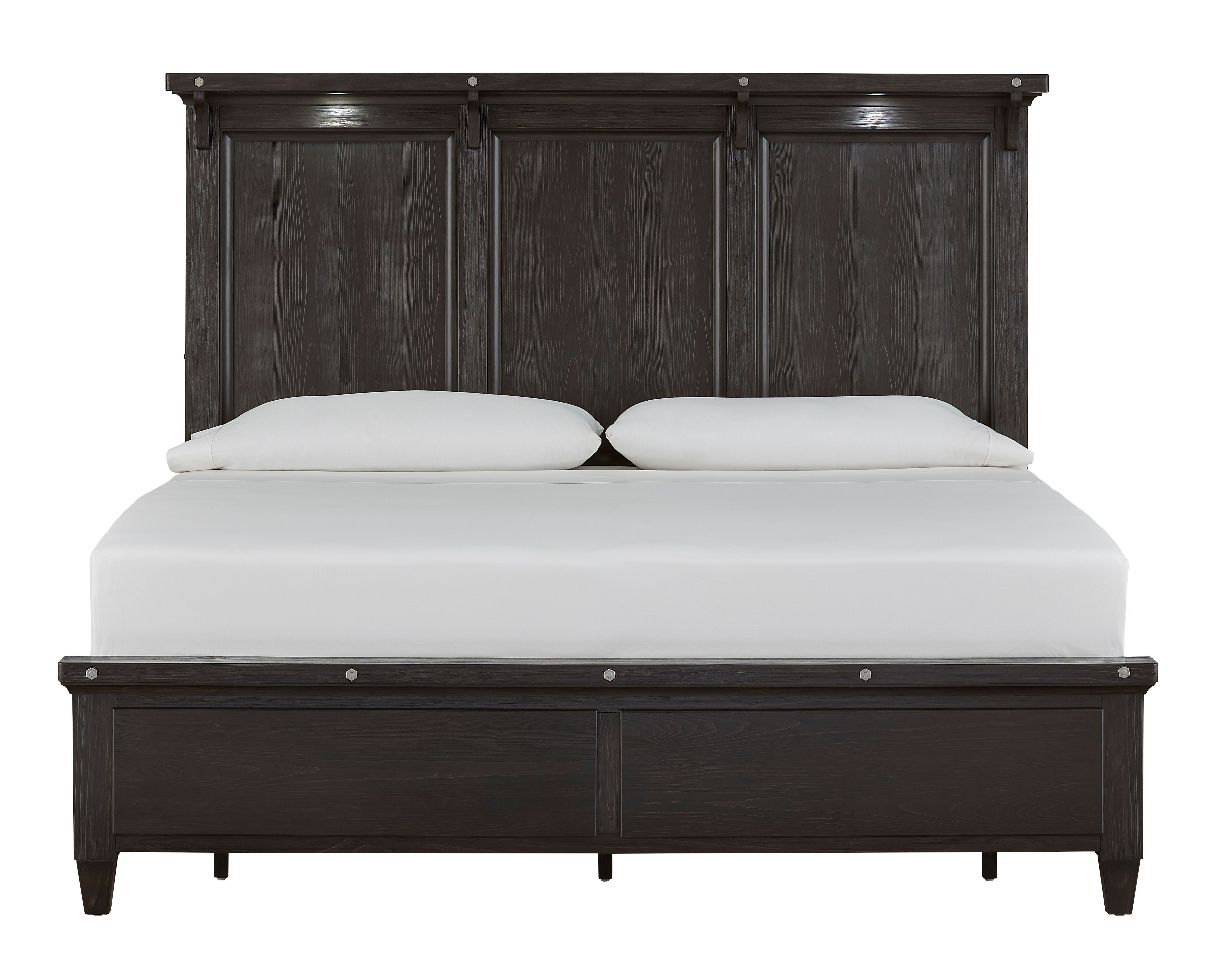 Sierra - Complete Lighted Panel Bed - Premium Panel Beds from Magnussen Furniture - Just $1507! Shop now at brett interiors