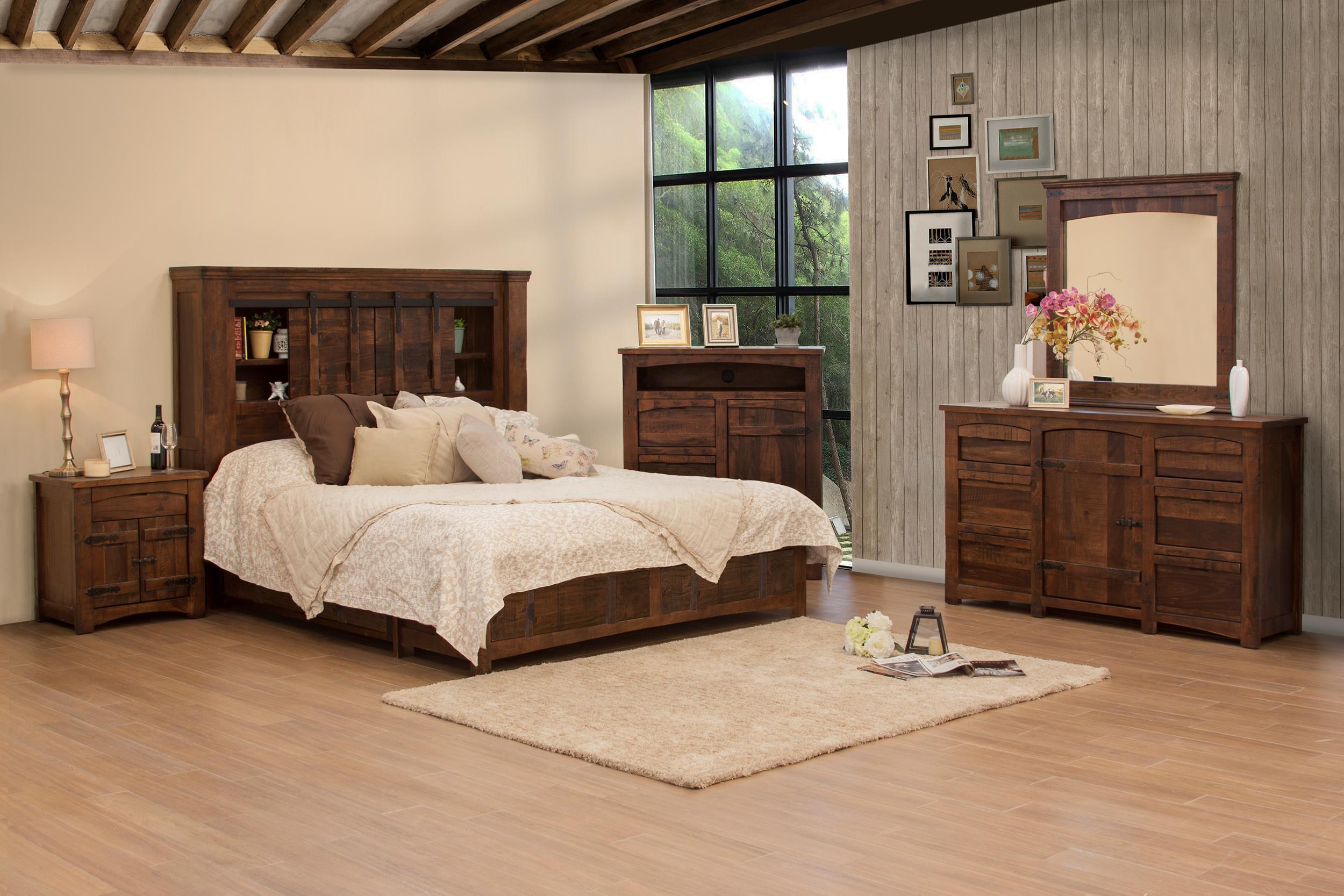 Mezcal - Mirror - Deep Brown - Premium Bedroom Mirrors from International Furniture Direct - Just $312.50! Shop now at brett interiors