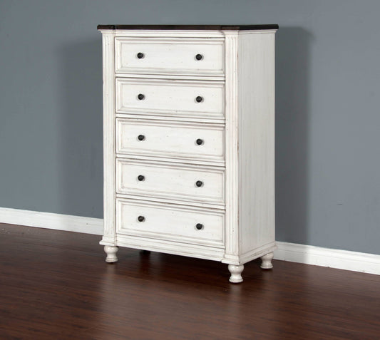 Carriage House - Chest - White / Dark Brown - Premium Accent Chests from Sunny Designs - Just $1131! Shop now at brett interiors