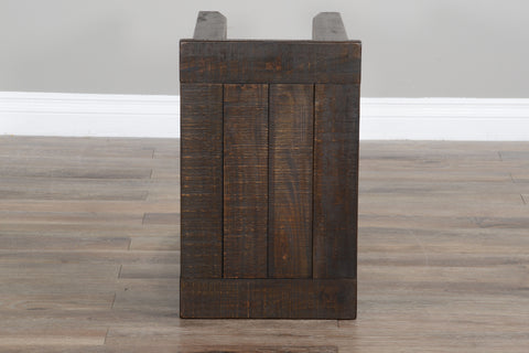 Homestead - Chair Side Table - Dark Brown - Premium Chair Side Tables from Sunny Designs - Just $151! Shop now at brett interiors