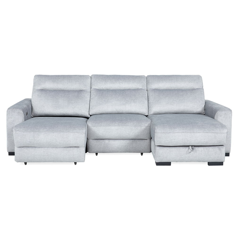 Elliot - 3 Piece Modular Lift Top Storage Sectional - Sterling - Premium Stationary Sectionals from Parker Living - Just $2247.50! Shop now at brett interiors