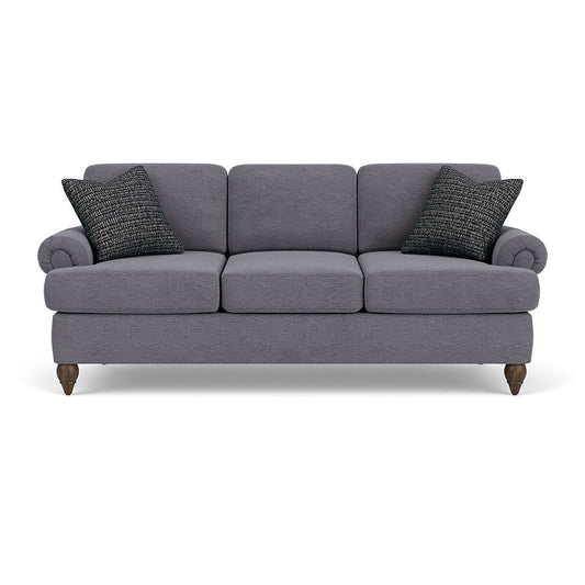 Moxy - Sofa - Dark Gray - Fabric - Premium Stationary Sofas from Flexsteel - Just $1937.50! Shop now at brett interiors