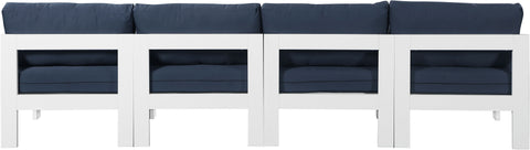 Nizuc - Outdoor Patio Modular Sofa 4 Seats - Navy - Premium Sofas from Meridian Furniture - Just $3450! Shop now at brett interiors