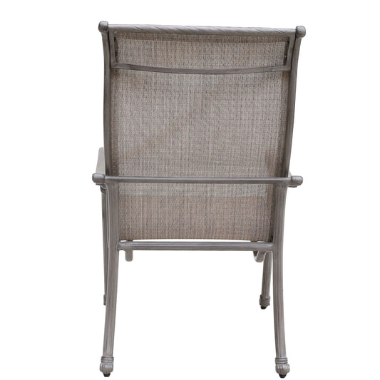 Outdoor All-Weather Sling Dining Chairs (Set of 2) - Gray - Premium Chair Sets from Gather Craft - Just $831! Shop now at brett interiors