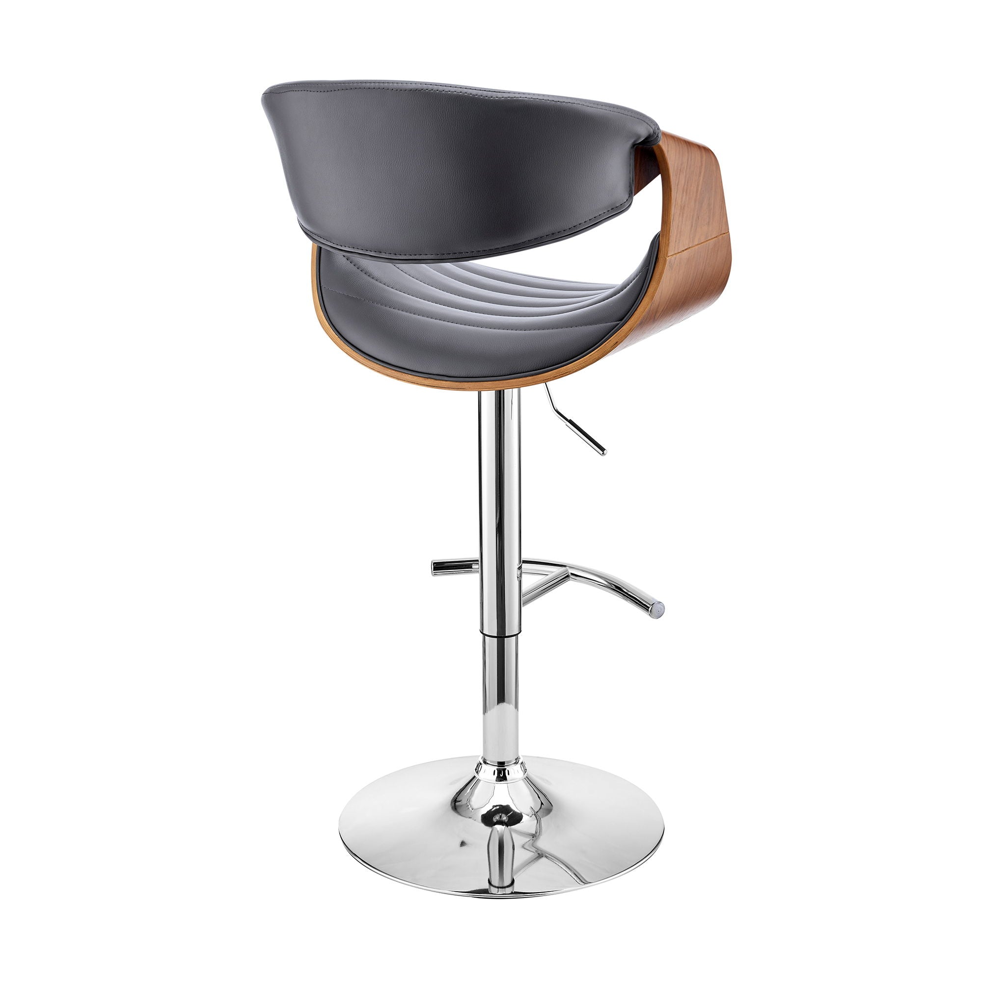 Gionni - Adjustable Bar Stool - Premium Adjustable Height from Armen Living - Just $270! Shop now at brett interiors