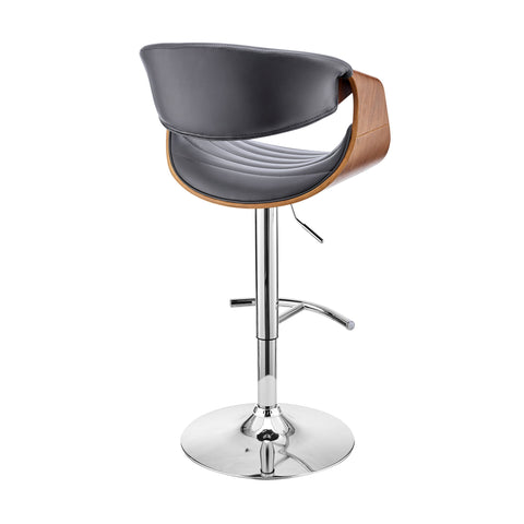 Gionni - Adjustable Bar Stool - Premium Adjustable Height from Armen Living - Just $270! Shop now at brett interiors