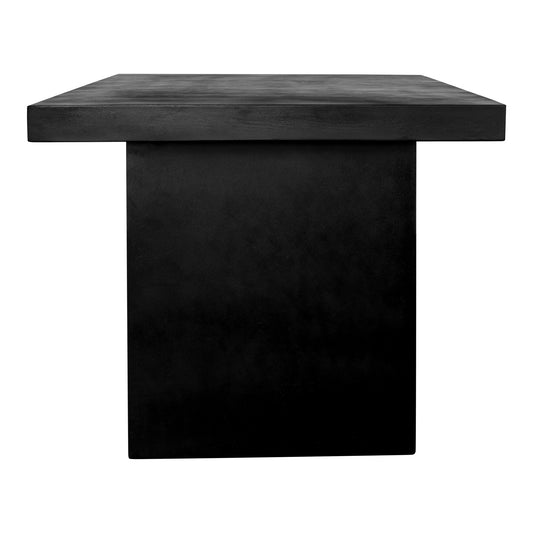 Aurelius - 2 Outdoor Dining Table - Black - Concrete - Premium Dining Tables from Moe's Home Collection - Just $3497.50! Shop now at brett interiors