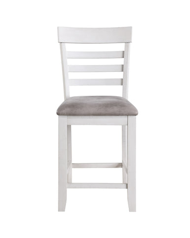 Richland - Counter Chair (Set of 2) - White - Premium Chair Sets from New Classic - Just $275! Shop now at brett interiors