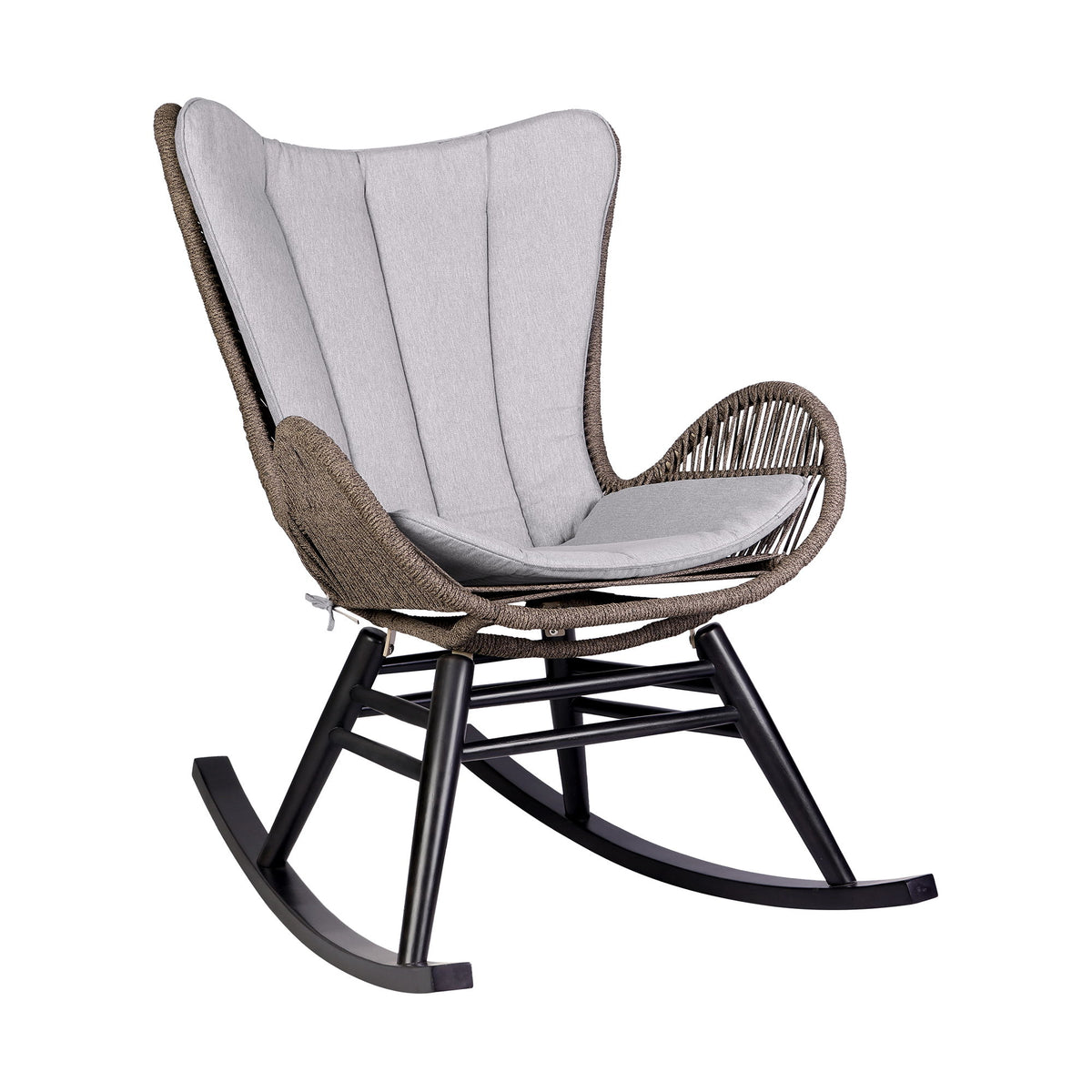 Mateo - Outdoor Patio Rocking Chair - Premium Rocker Chairs from Armen Living - Just $915! Shop now at brett interiors