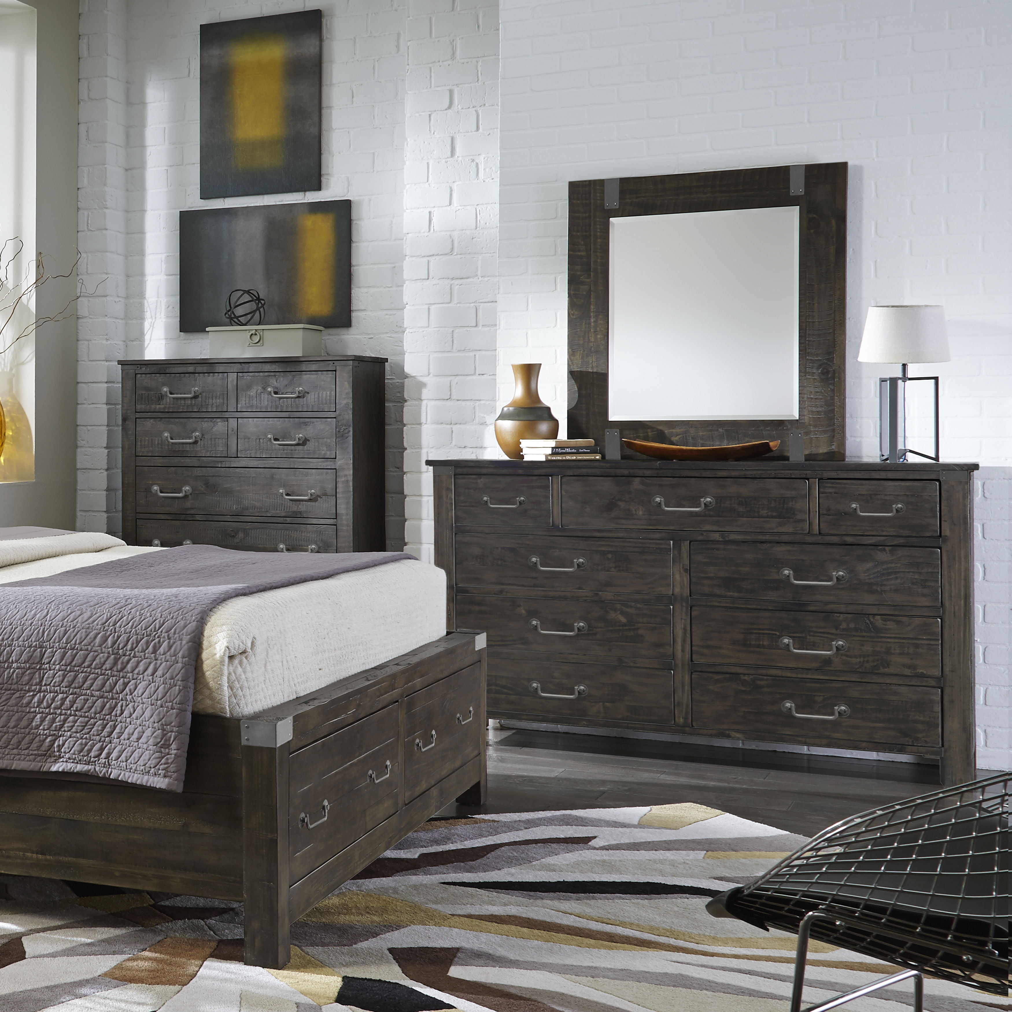 Abington - Drawer Dresser - Weathered Charcoal - Premium Dressers from Magnussen Furniture - Just $1859! Shop now at brett interiors