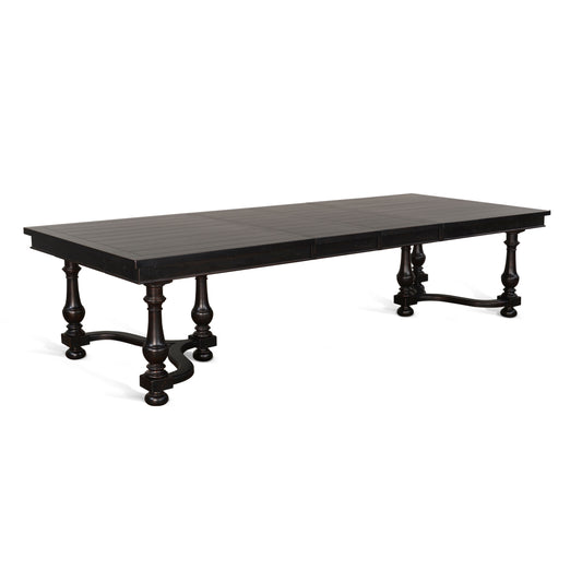 Scottsdale - Extension Table With 2 Leaves - Black - Premium Dining Tables with Extensions from Sunny Designs - Just $1624! Shop now at brett interiors