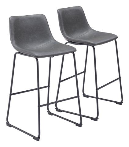 Smart - Bar Chair (Set of 2) - Premium Chair Sets from Zuo Modern - Just $900! Shop now at brett interiors