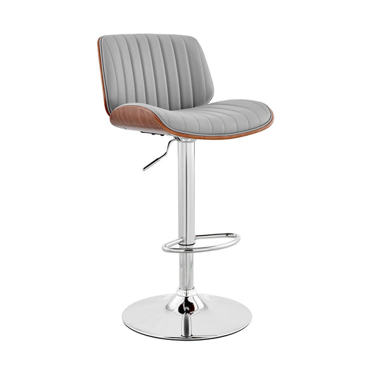 Brock - Adjustable Bar Stool - Premium Adjustable Height from Armen Living - Just $245! Shop now at brett interiors