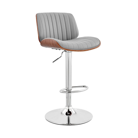 Brock - Adjustable Bar Stool - Premium Adjustable Height from Armen Living - Just $245! Shop now at brett interiors