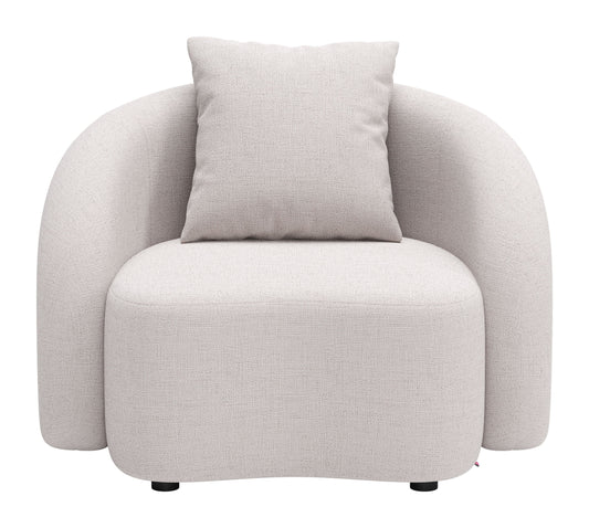 Sunny Isles - Accent Chair - Beige - Premium Accent Chairs from Zuo Modern - Just $4000! Shop now at brett interiors