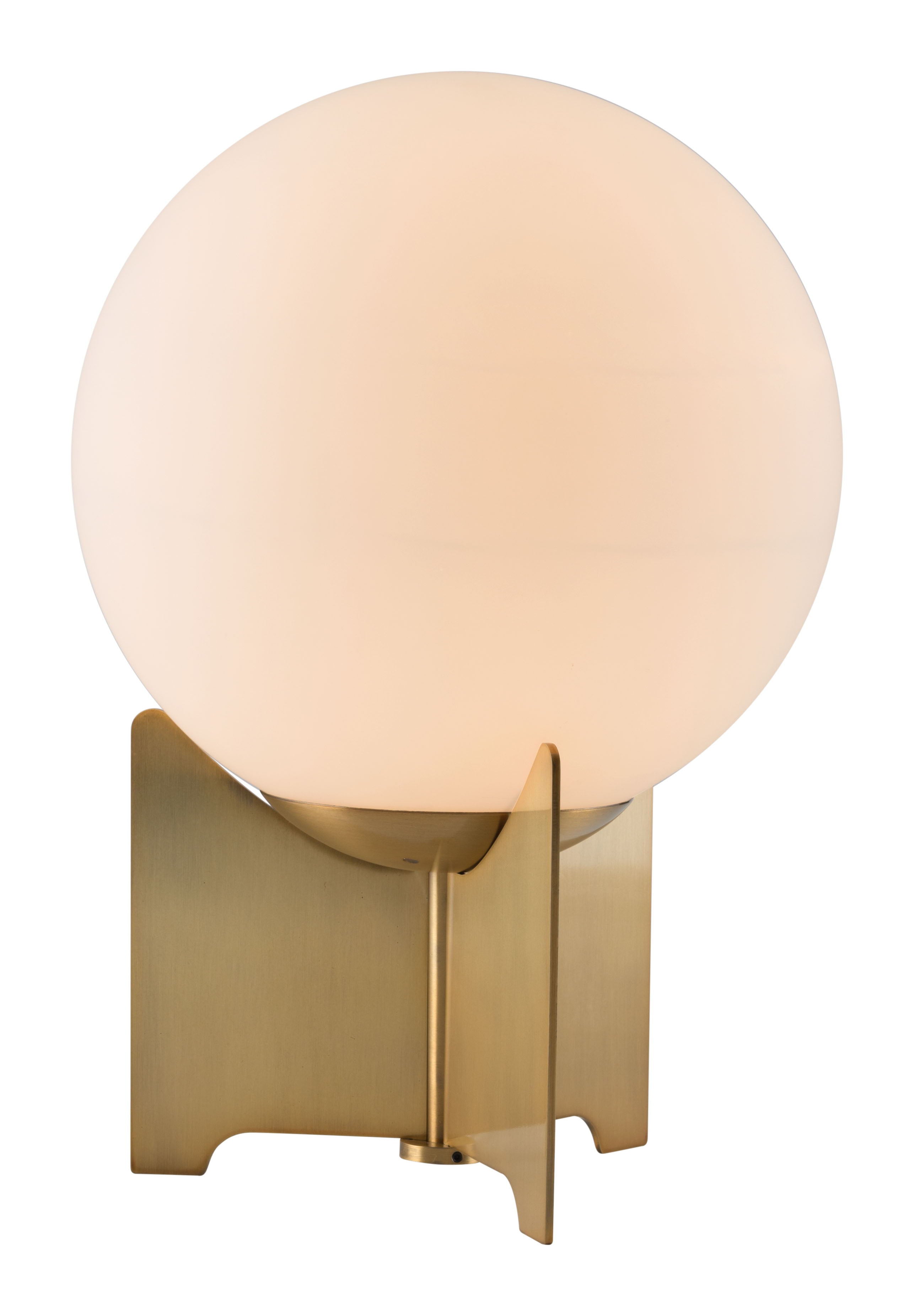 Pearl - Table Lamp - White / Brass - Premium Table Lamps from Zuo Modern - Just $575! Shop now at brett interiors