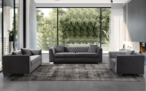 Cambridge - Contemporary Loveseat - Premium Stationary Loveseats from Armen Living - Just $1527.50! Shop now at brett interiors