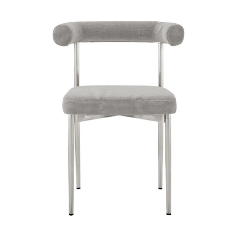 Shannon - Dining Chair (Set of 2) - Brushed Legs - Premium Chair Sets from Armen Living - Just $800! Shop now at brett interiors