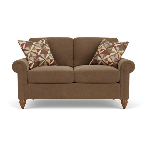 Moxy - Loveseat (Roll Arms) - Premium Stationary Loveseats from Flexsteel - Just $1875! Shop now at brett interiors