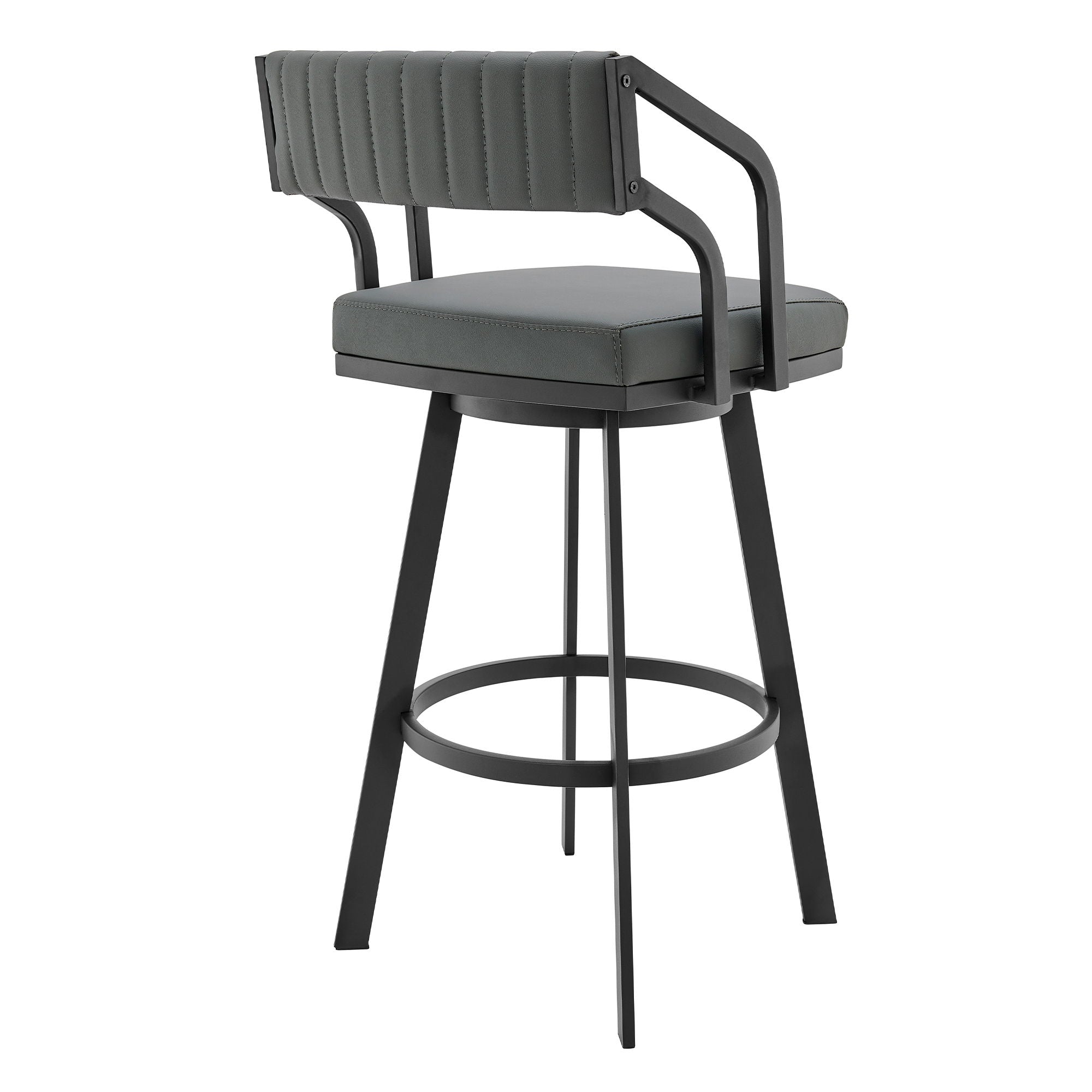 Capri - Swivel Modern Stool - Premium Counter Height (24"-27") from Armen Living - Just $360! Shop now at brett interiors