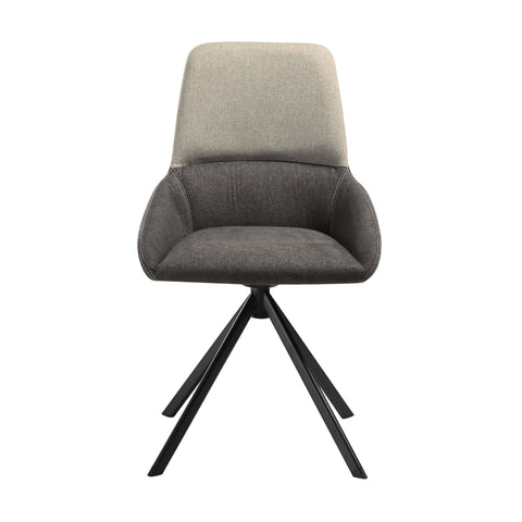 Maverick - Swivel Upholstered Dining Chair (Set of 2) - Premium Chair Sets from Armen Living - Just $545! Shop now at brett interiors