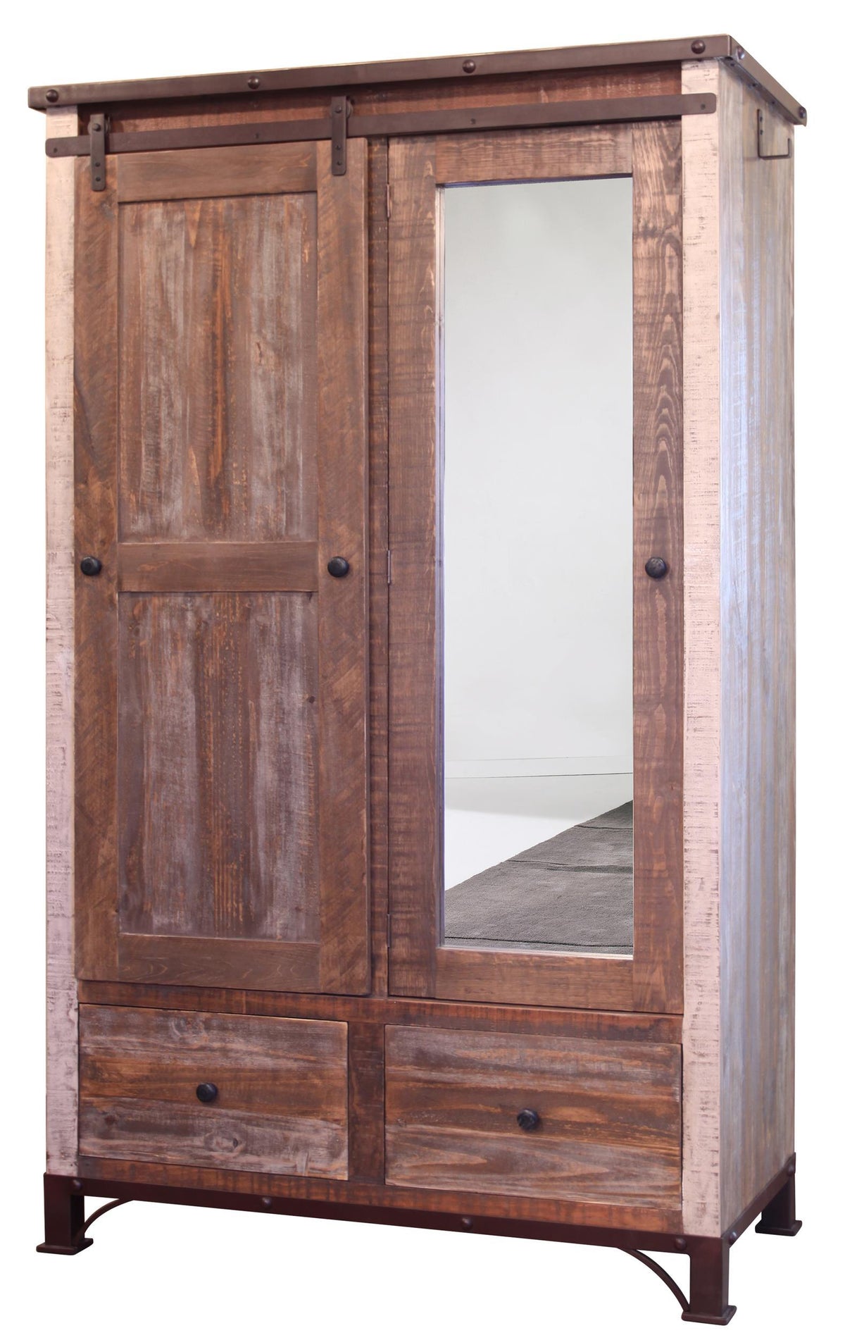 Antique - Armoire - Multicolor - Premium Wardrobes from International Furniture Direct - Just $1667.50! Shop now at brett interiors