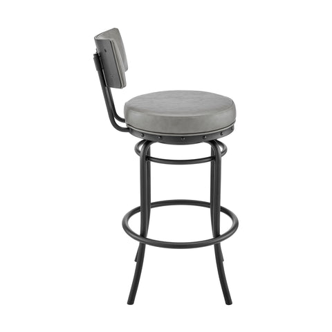 Leslie - Swivel Stool - Premium Counter Height (24"-27") from Armen Living - Just $382.50! Shop now at brett interiors