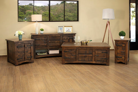 Mezcal - End Table - Deep Brown - Premium End Tables from International Furniture Direct - Just $465! Shop now at brett interiors