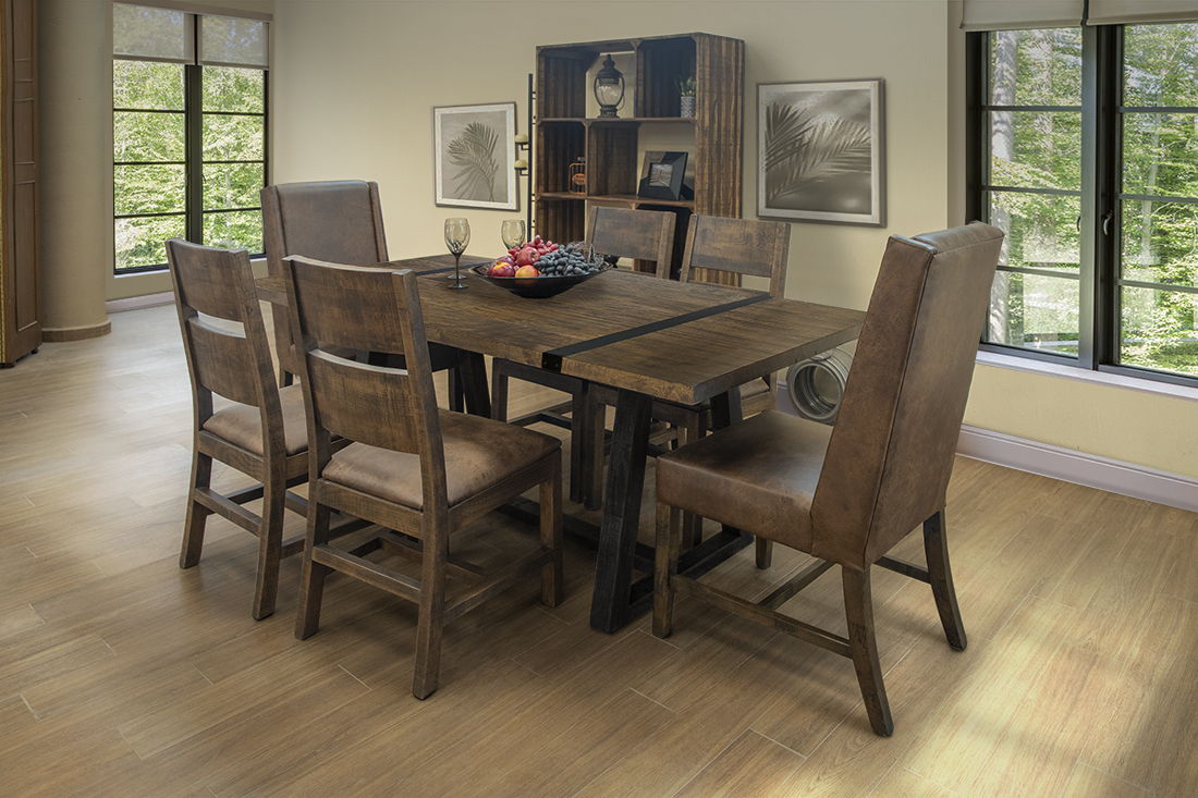 Urban Art - Dining Table - Dark Brown - Premium Dining Tables from International Furniture Direct - Just $1242.50! Shop now at brett interiors