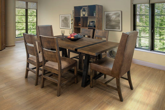 Urban Art - Dining Table - Dark Brown - Premium Dining Tables from International Furniture Direct - Just $1242.50! Shop now at brett interiors