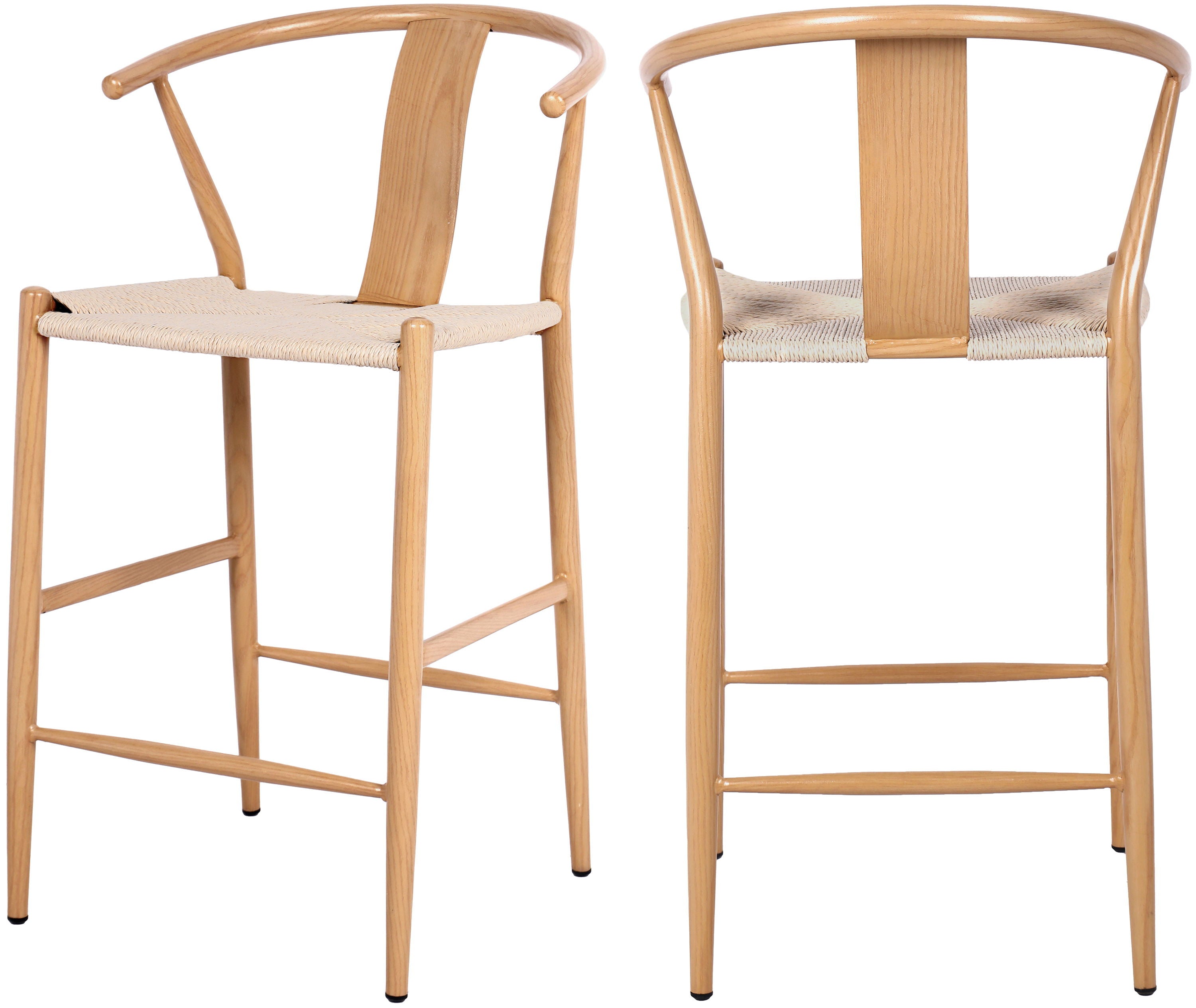 Beck - Hand Woven Rope Stool Set - Premium Stool Sets from Meridian Furniture - Just $875! Shop now at brett interiors