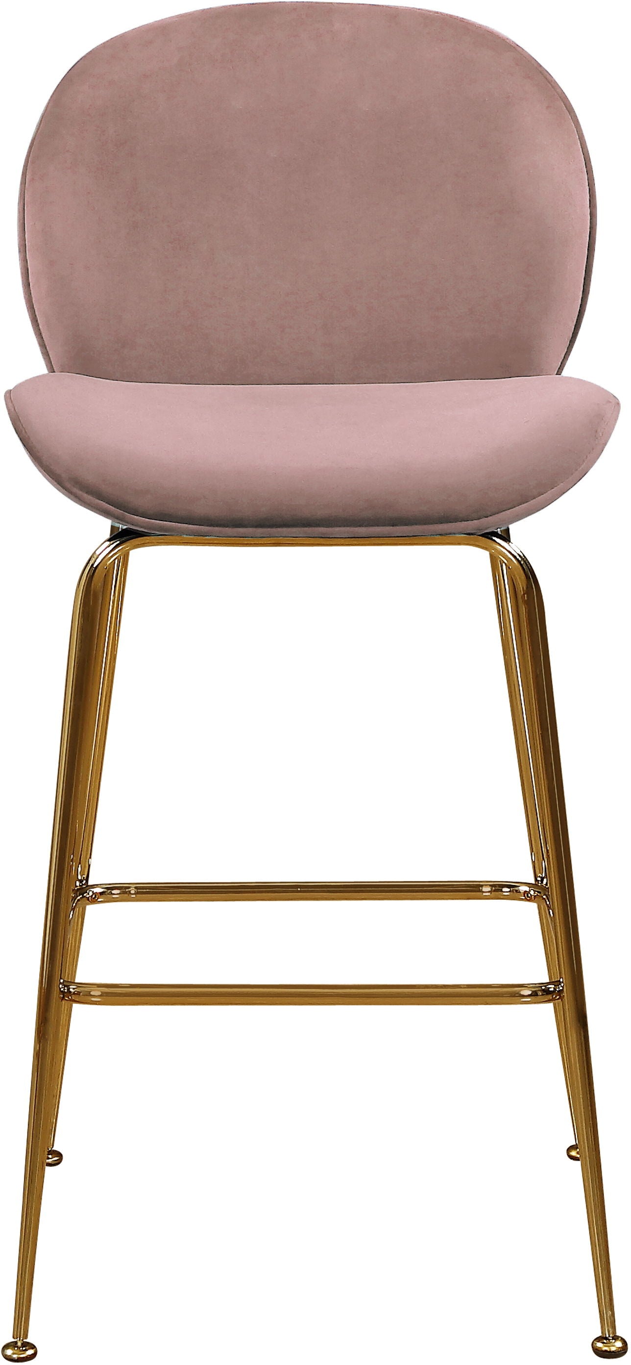 Paris - Stool with Gold Legs (Set of 2) - Premium Stool Sets from Meridian Furniture - Just $650! Shop now at brett interiors