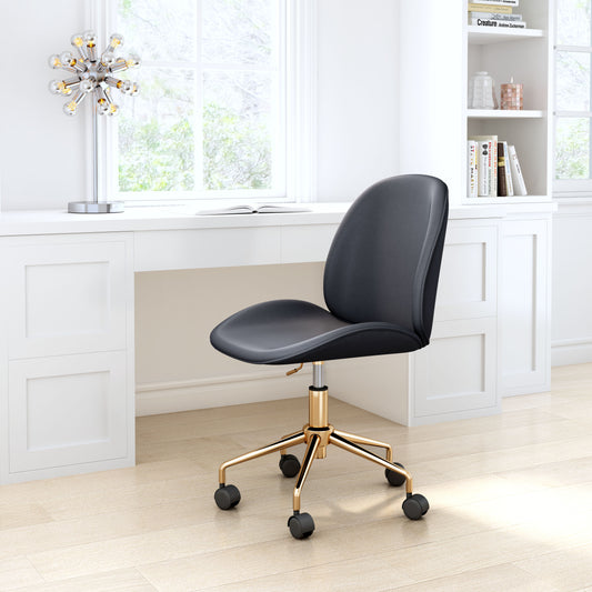 Miles - Office Chair - Black - Premium Swivel Chairs from Zuo Modern - Just $575! Shop now at brett interiors