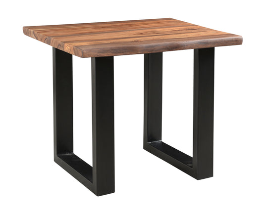 Brownstone II - Table With Natural Live Edge Top And Metal Base - Premium Dining Tables from Coast2Coast Home - Just $1320! Shop now at brett interiors