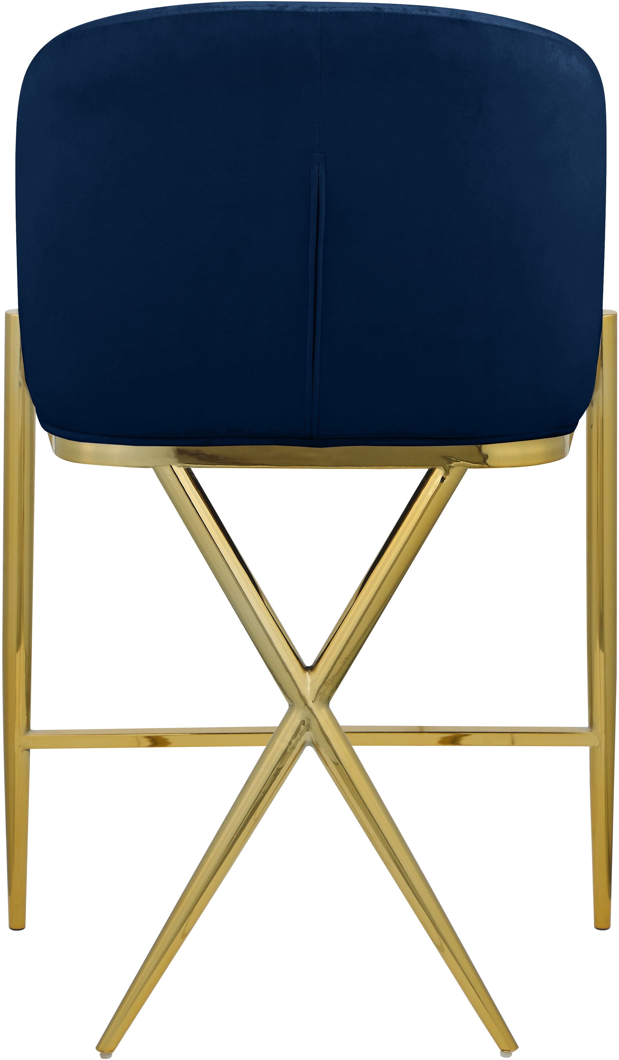 Xavier - Counter Stool with Gold Legs Meridian Furniture