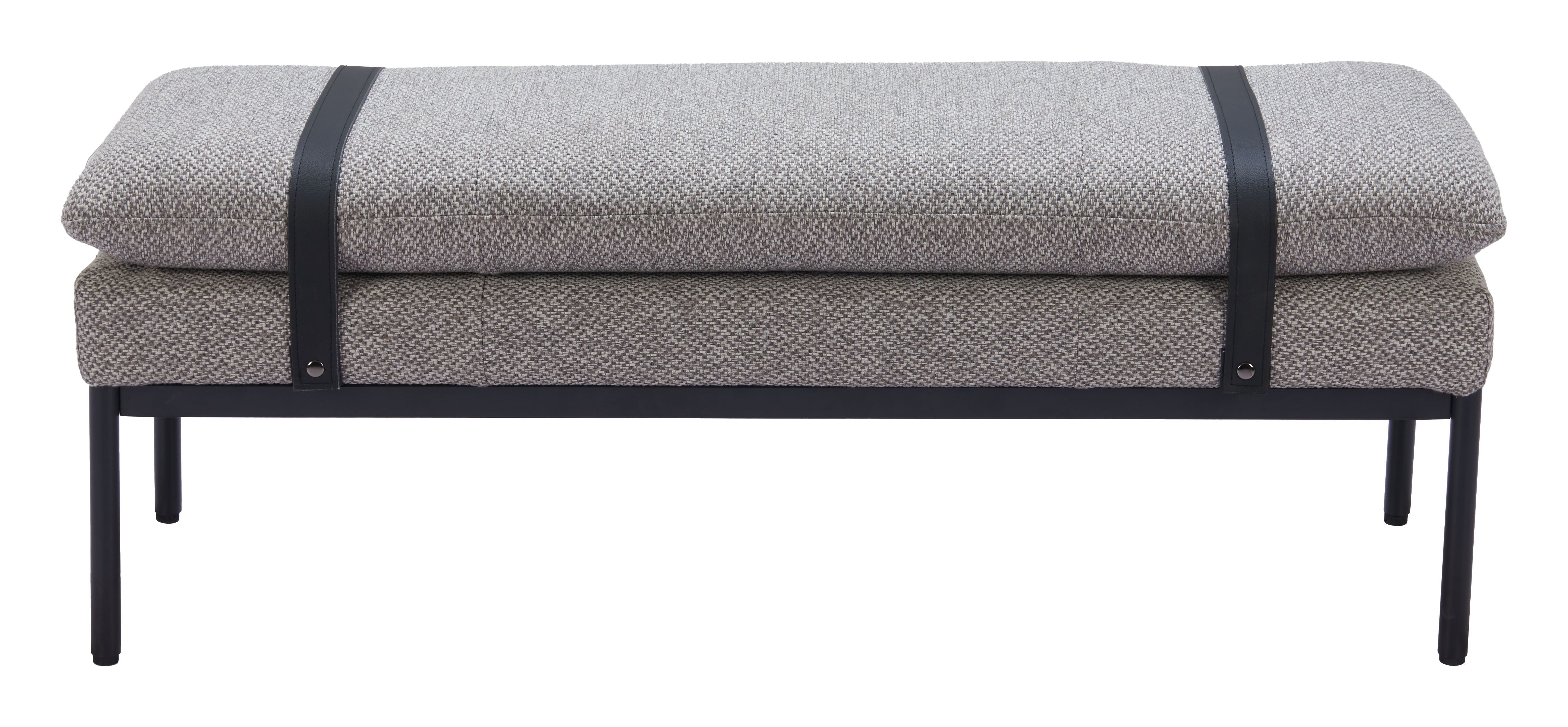 Padd - Bench - Gray - Premium Upholstered Benches from Zuo Modern - Just $850! Shop now at brett interiors