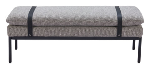 Padd - Bench - Gray - Premium Upholstered Benches from Zuo Modern - Just $850! Shop now at brett interiors