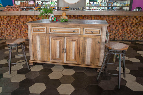 Marquez - Kitchen Island - Two Tone Light Brown - Premium Islands & Carts from International Furniture Direct - Just $1555! Shop now at brett interiors