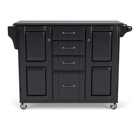 Create-A-Cart - Kitchen Cart With Black Granite Top - Premium Islands & Carts from Homestyles - Just $875! Shop now at brett interiors