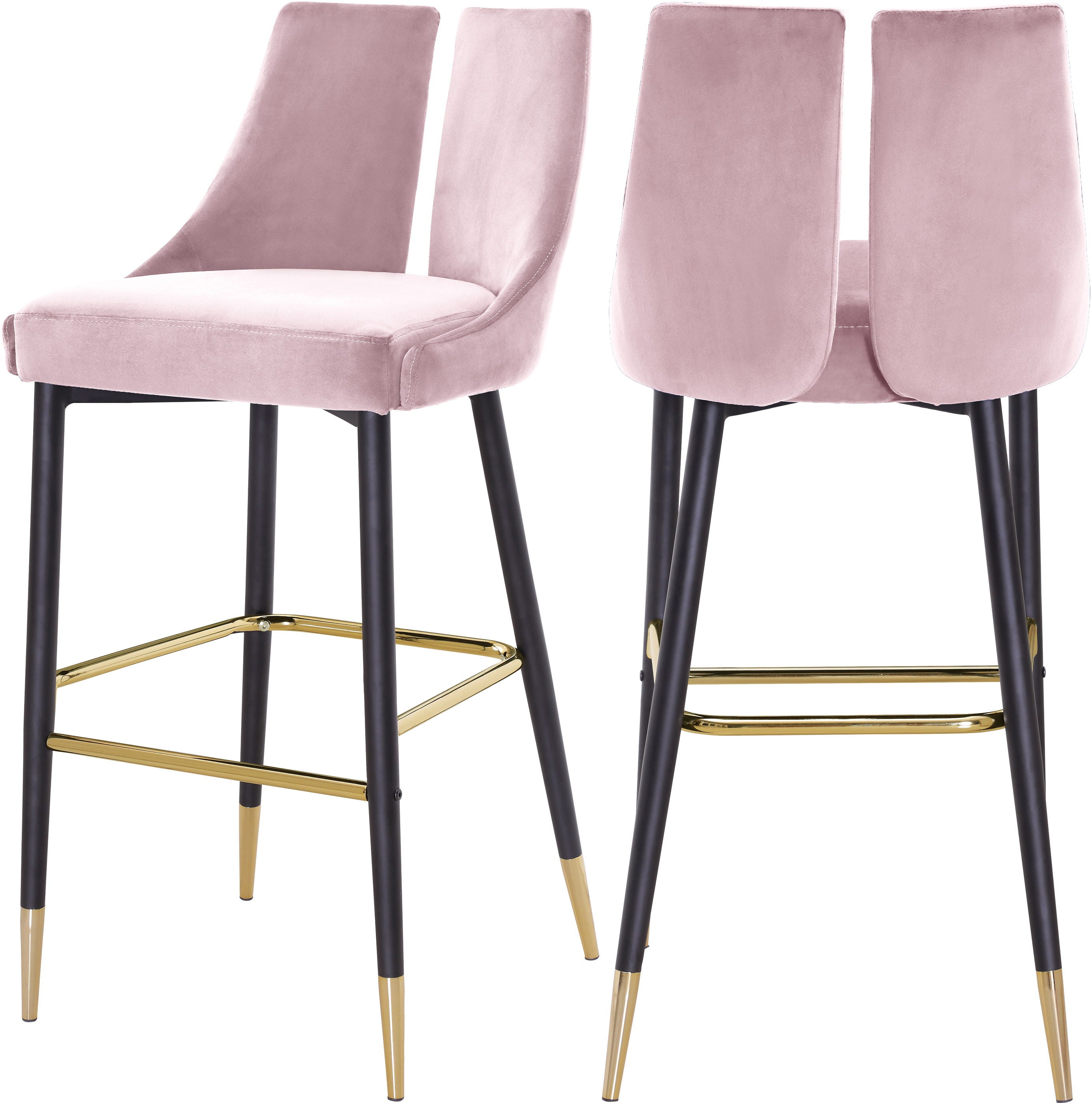 Sleek - Stool (Set of 2) - Premium Stool Sets from Meridian Furniture - Just $750! Shop now at brett interiors