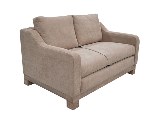 Samba - Loveseat Two-Cushion - Brown Camel - Premium Stationary Loveseats from International Furniture Direct - Just $1312.50! Shop now at brett interiors