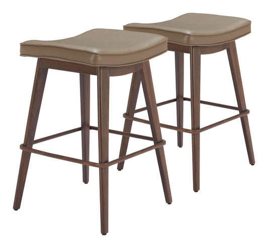 Divat - Barstool (Set of 2) - Premium Stool Sets from Zuo Modern - Just $1200! Shop now at brett interiors