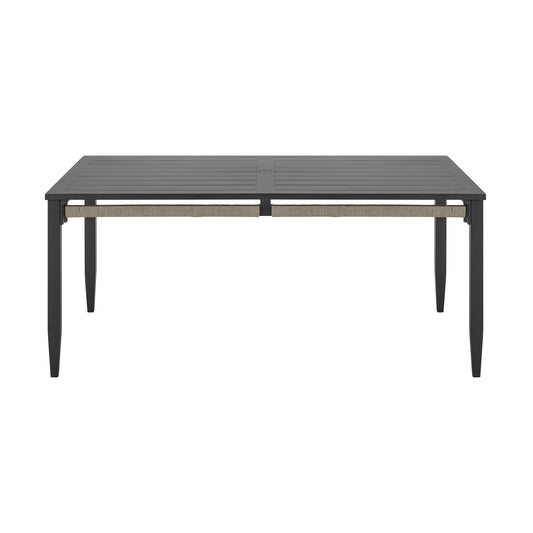 Zella - Rectangular Dining Table - Charcoal / Light Gray - Premium Dining Tables from Armen Living - Just $1312.50! Shop now at brett interiors