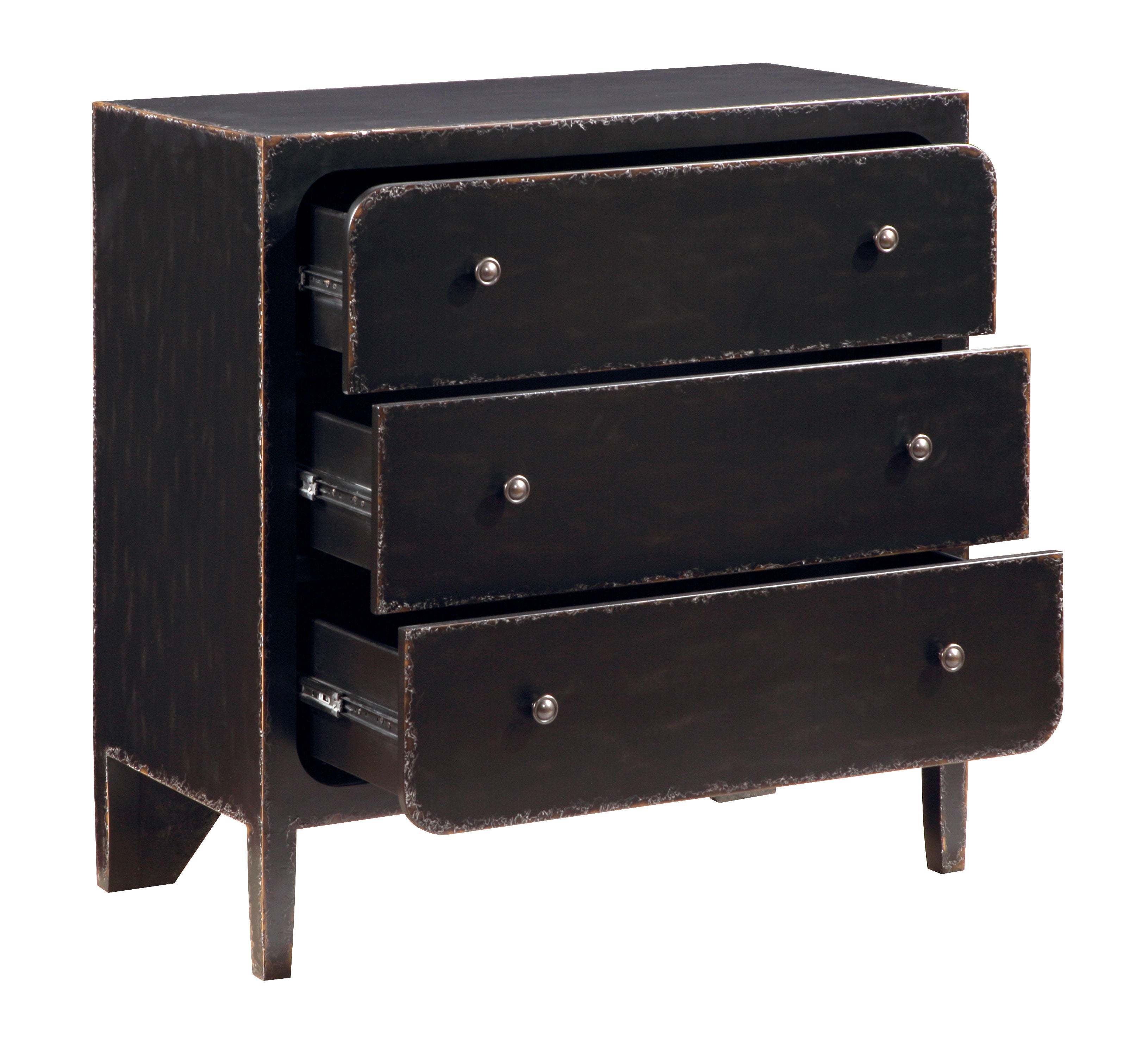 Maxfield - Three Drawer Chest - Patterson Aged Black - Premium Accent Chests from Coast2Coast Home - Just $2475! Shop now at brett interiors