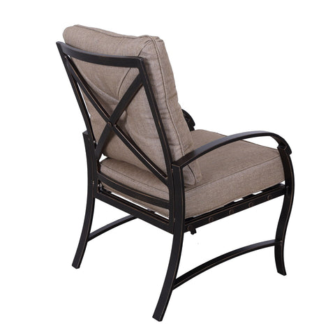 Modern Dining Chair With Back And Seat Cushion (Set of 2) - Antique Bronze - Premium Chair Sets from Gather Craft - Just $784! Shop now at brett interiors